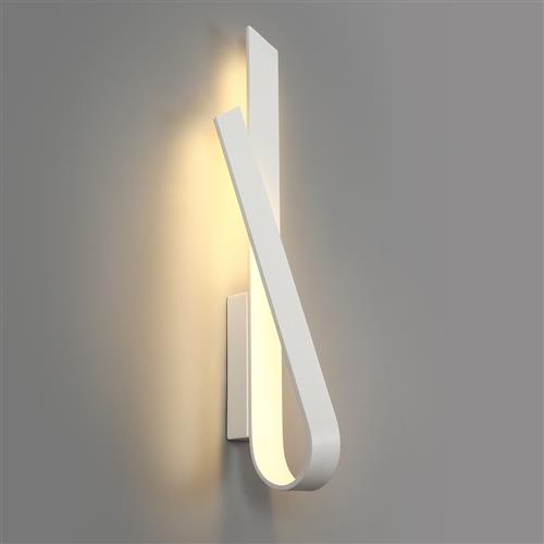 Salinas Sand White Ribbon Style LED Wall Light LT30327