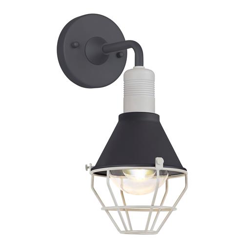Xoie Small Anthracite and White Outdoor Wall Light ONI7840