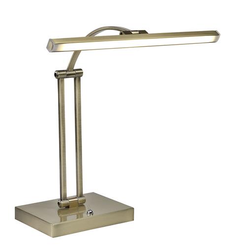 Xuri Antique Brass LED Table Desk Lamp PIC8225