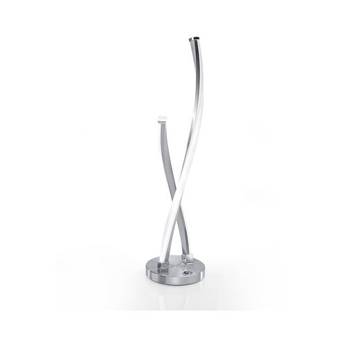 Polina Led Dedicated Table Lamp The, Curve Brushed Steel Table Lamps