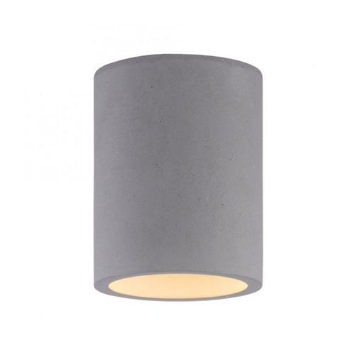 Eton Concrete Grey Cylinder Ceiling Fitting 6160-22