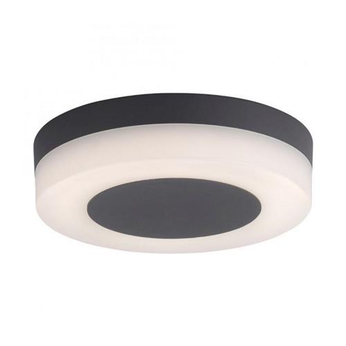 Fabian Anthracite LED IP54 Circular Outdoor Ceiling Light 9490-13