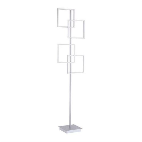 Perm square Patterned Steel LED Modern Dimmable Floor Lamp 817-55