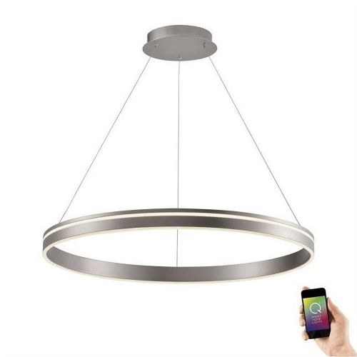 Vita LED Stainless Steel Large Dimmable Ceiling Pendant 8412-55