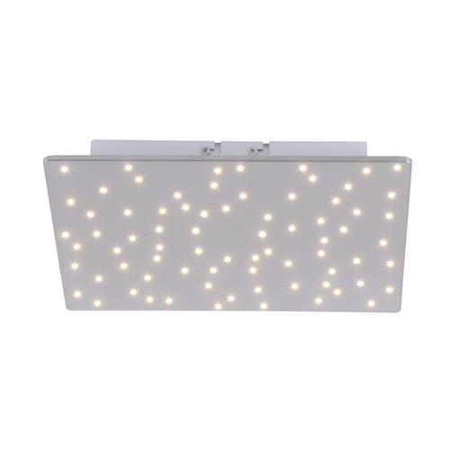 Sparkle Steel Small Square Star-Effect LED Panel 14670-55