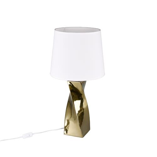 Abeba White & Gold Large Table Lamp R50773479