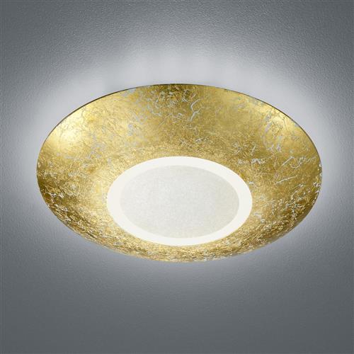 Chiros Gold Leaf Effect LED Ceiling Light 624110279