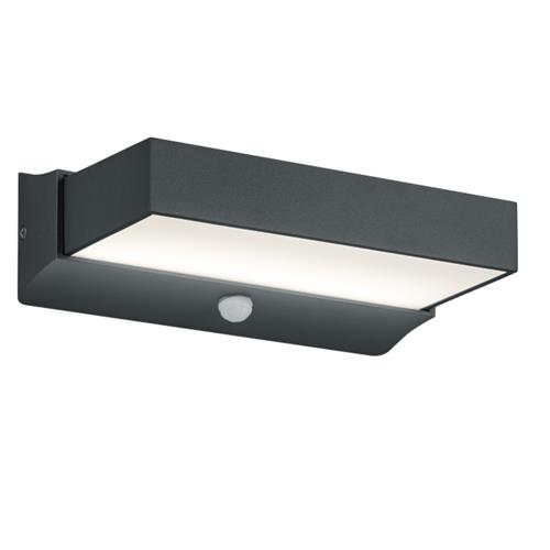 Cuando IP54 LED Anthracite PIR Outdoor Wall Light 226669242