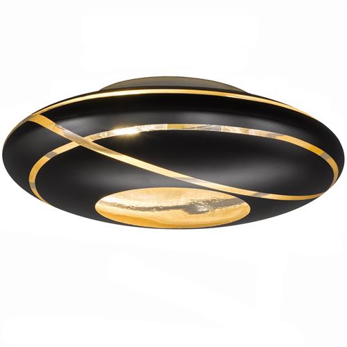 Faro 3-Light Black and Gold Ceiling Fitting 606100332