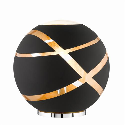 Faro Small Black and Gold Table Lamp 506100132
