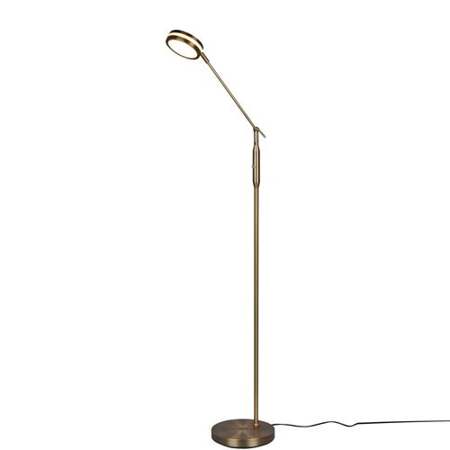 Franklin LED Old Brass Adjustable Arm Floor Lamp 426510104