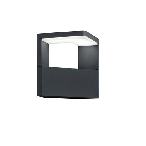 Ganges IP54 LED Anthracite Outdoor Wall Light 221760142