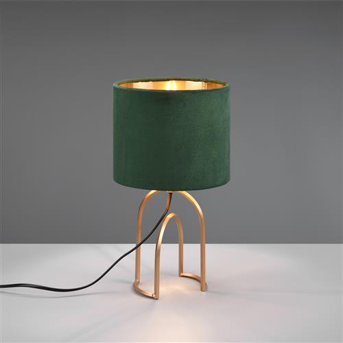 Grace Gold (colour) And Green Table Lamp Complete R51131015