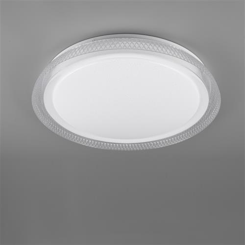 Heracles White LED Large Flush Ceiling Fitting R62371200