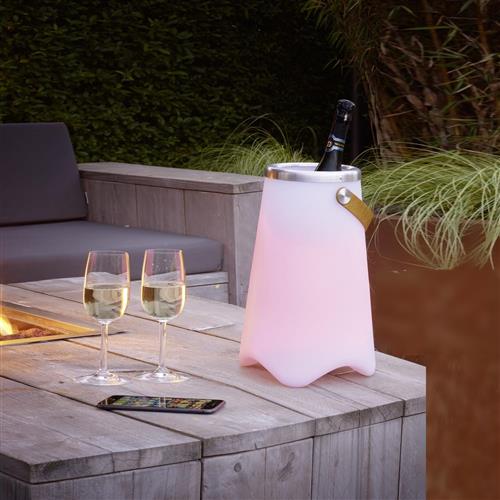 Jamaica IP44 Colour Changing LED Outdoor Bluetooth Bottle Holder Lamp R55086101