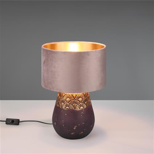 Kiran Brown And Pastel Pink Table Lamp R51231094