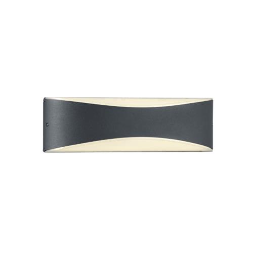 Konda LED IP65 Anthracite Rated Outdoor Wall Light 228560242