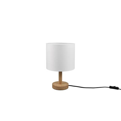 Korba Natural Wood & White Table Lamp 501200101