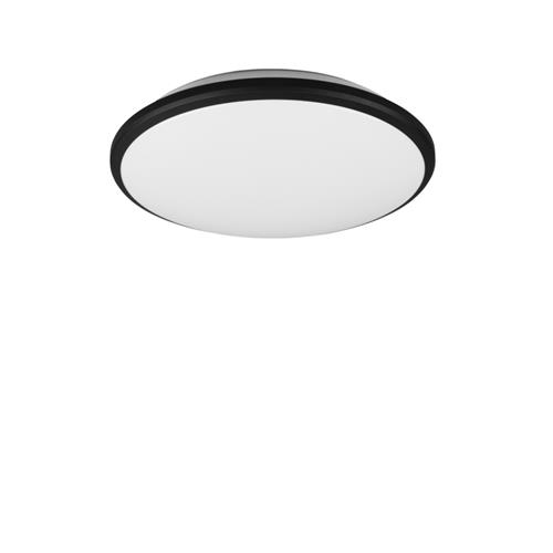 Limbus Matt Black LED Flush Ceiling Fitting R67021132