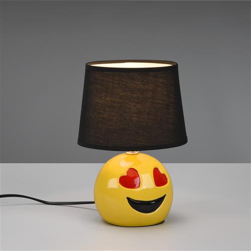 Lovely Small Yellow And Black Table Lamp R51191002