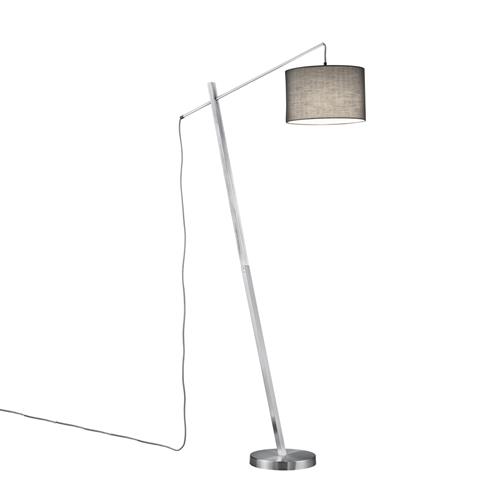 Padme Matt Nickel & Grey Floor Lamp R40361007