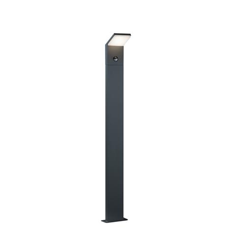 Pearl LED IP54 Medium Height Anthracite PIR Outdoor Post 421169142