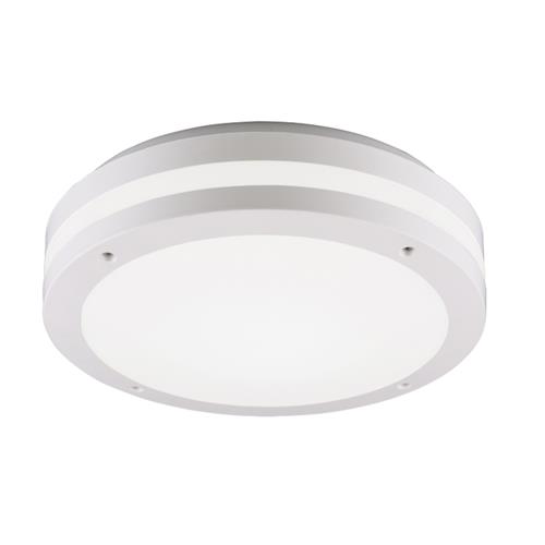 Piave White IP54 PIR Outdoor LED Wall Or Ceiling Fitting 676960131