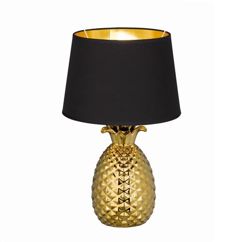 Pineapple Black & Gold Large Table Lamp R50431079