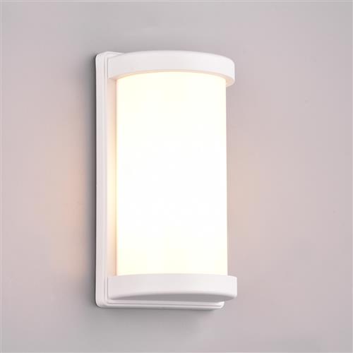 Puelo IP44 White Outdoor Wall Light R21186131