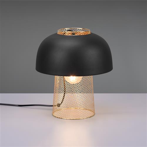 Punch Black And Gold Mesh Table Lamp R50811032