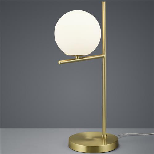 Pure Table Lamp Brass With Opal Glass 502000108