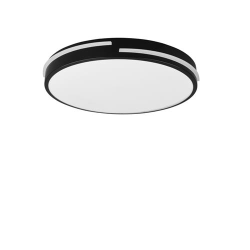 Tacoma Matt Black LED Flush Ceiling Fitting R62241132