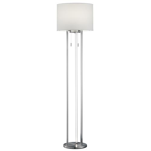 Tandori Matt Nickel Dual-Light Floor Lamp 475410207