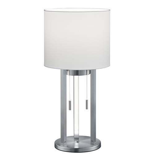 Tandori Matt Nickel Dual-Light Table Lamp 575410207