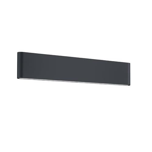 Thames 11 Anthracite IP54 LED Long Outdoor Wall Light 226460242