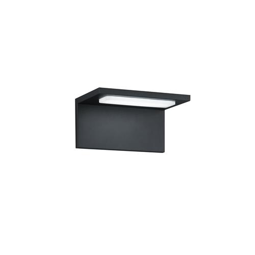 Trave LED IP54 Black Outdoor Wall Light 228760142