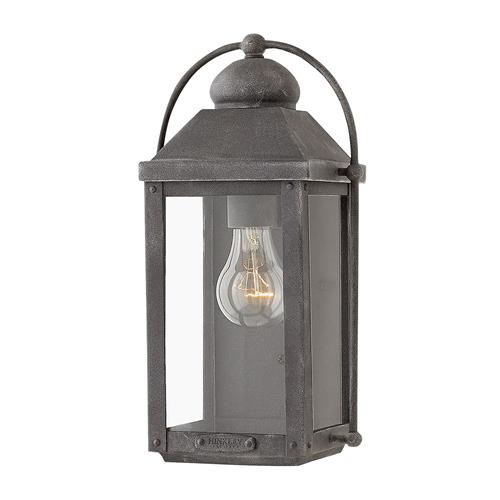 Aged Zinc Outdoor IP44 Rated Wall Lantern QN-ANCHORAGE-S 