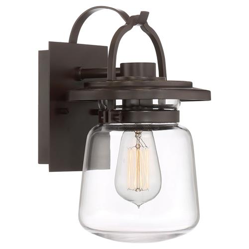 Bronze IP44 Rated Small Outdoor Wall Lantern QN-LASALLE-S-WT