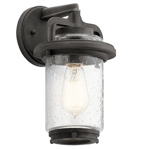 IP44 Rated Weathered Zinc Outdoor Small Wall Light QN-ANDOVER-S
