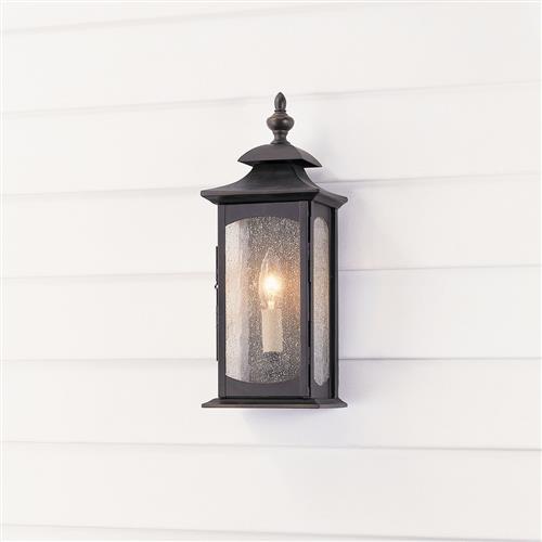 Outdoor IP44 Rated Bronze Wall Lantern QN-MARKET-SQUARE-S