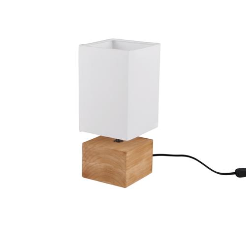 Woody White & Natural Wood Small Table Lamp R50171030