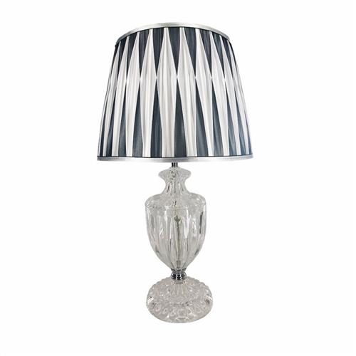 The Boss Fluted Ribbed Solid Glass, Table Lamps Without Shades