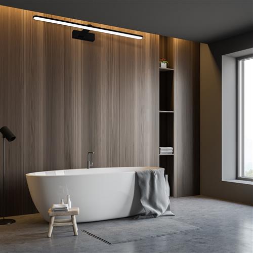 Splash Black LED IP44 Large Bathroom Wall Light ML5723