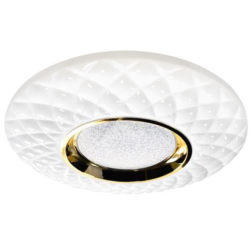 Tokyo White And Gold LED Large Ceiling Fitting ML8125