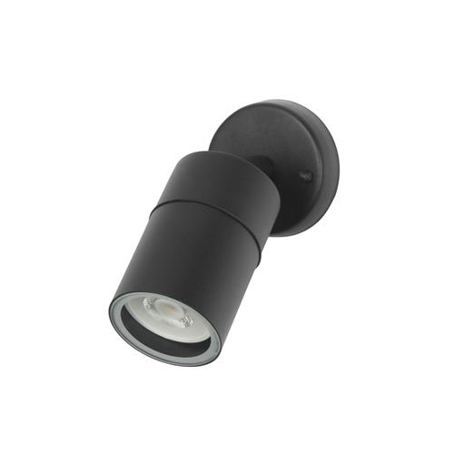 Pixa IP44 Outdoor Black Wall Spotlight PX-0556-NEG