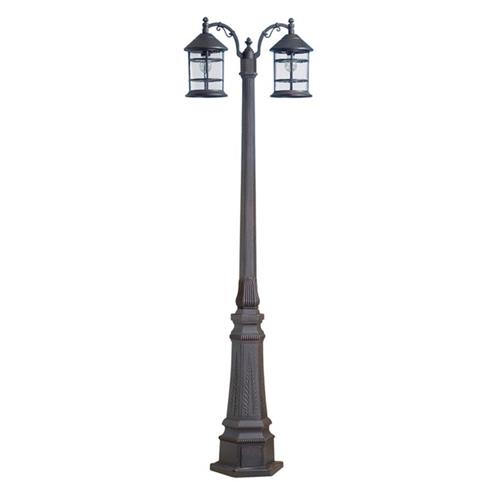Siros IP23 Rusty Brown Outdoor Post Lamp PX-0027-OXI