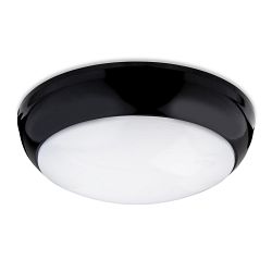 Regis IP65 Integral LED Black Flush Ceiling Light 4912BK