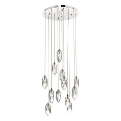 Crystal LED 12 Light Cluster Pendant CRY1250