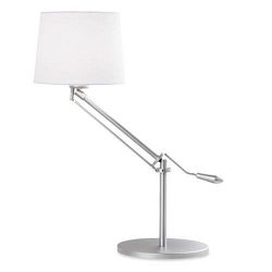 Milan Height Adjustable Table Lamp With Shade 10-1568-81-82+PAN-157-14