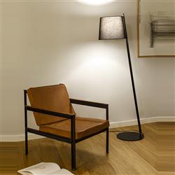 Clip Black Slanted Floor Lamp 25-8540-05-82+Pan-234-05